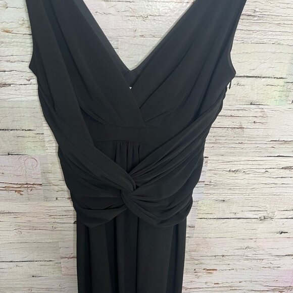 Joseph ribkoff black dress size 4 swing - Picture 3 of 8
